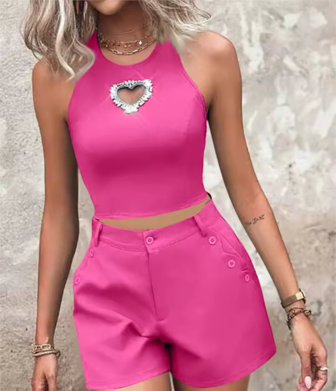 Womens T-shirt & Shorts Set