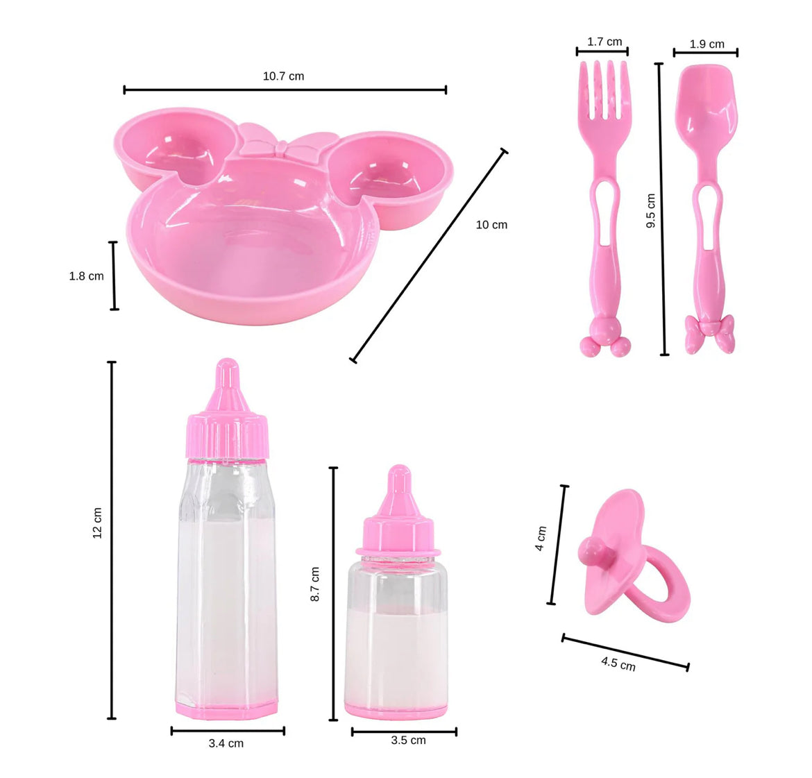 6 Piece Baby Doll Feeding Set