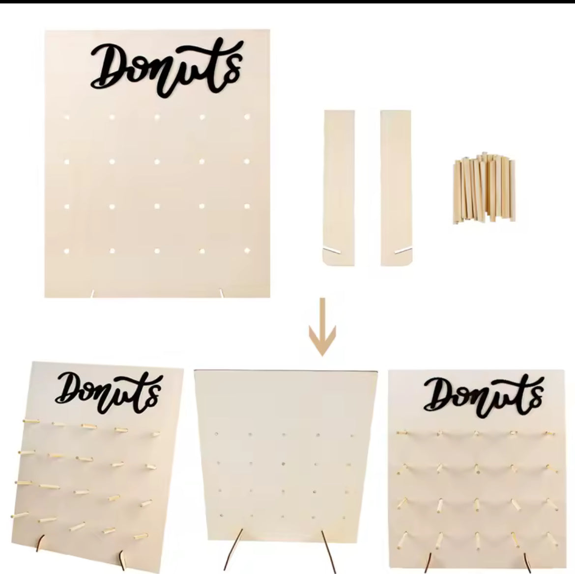 Wooden Dount Sign
