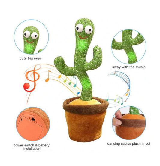 Singing and Dancing Cactus Plush Toy