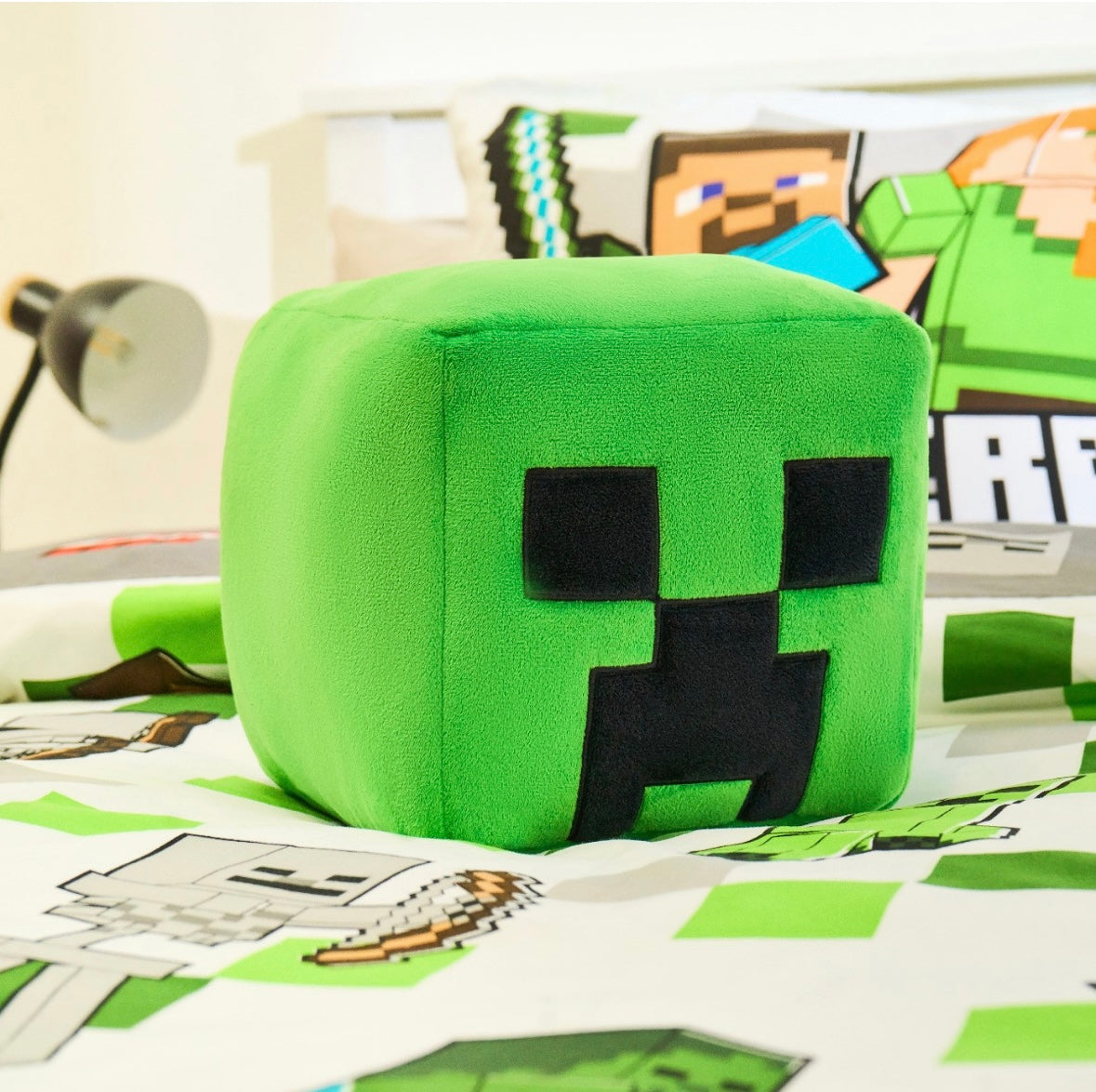 Minecraft Creeper Head Cushion