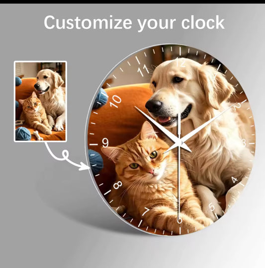 Personiled Wall Clock