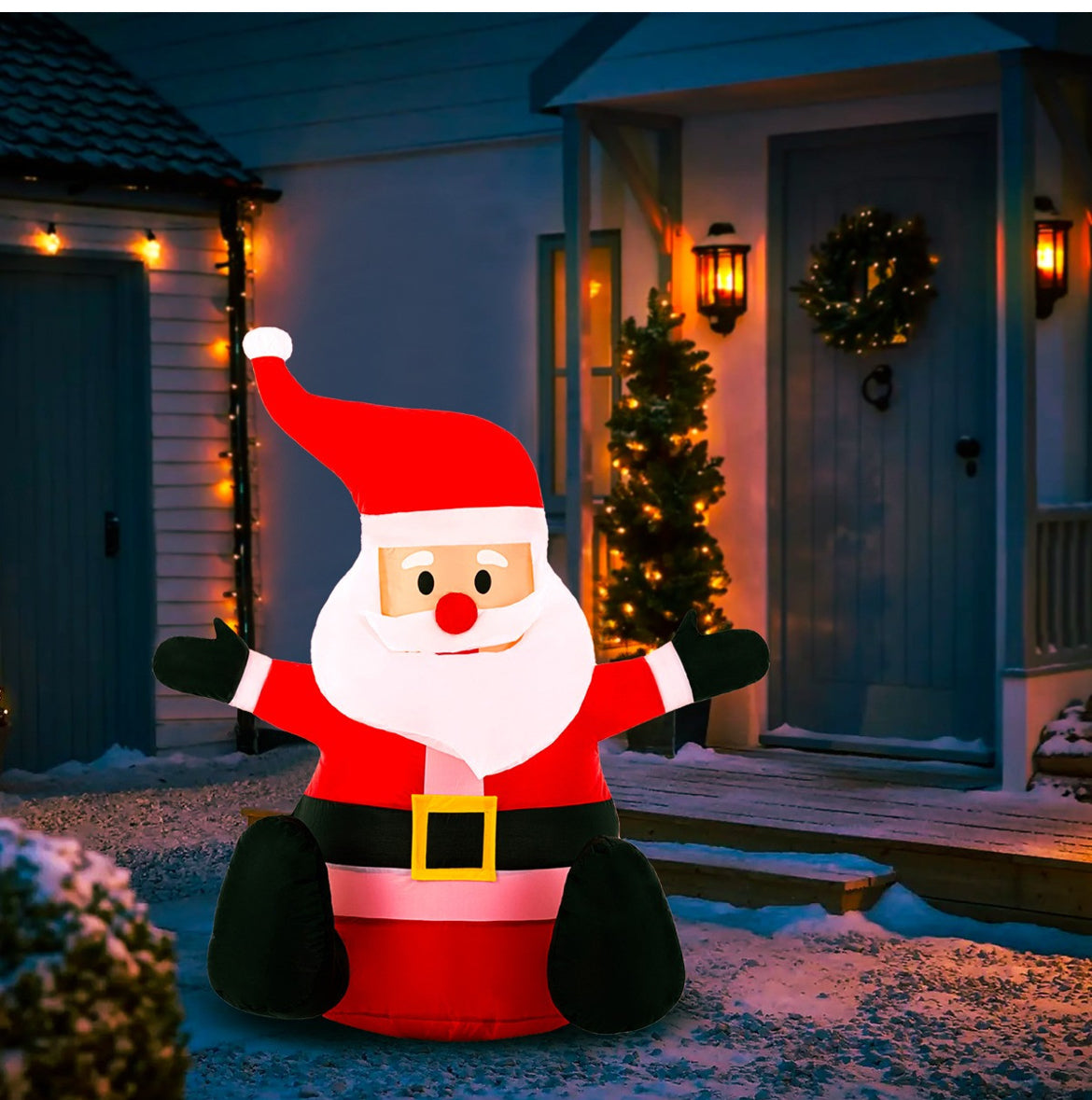 Outdoor Blow Up Christmas Decorate