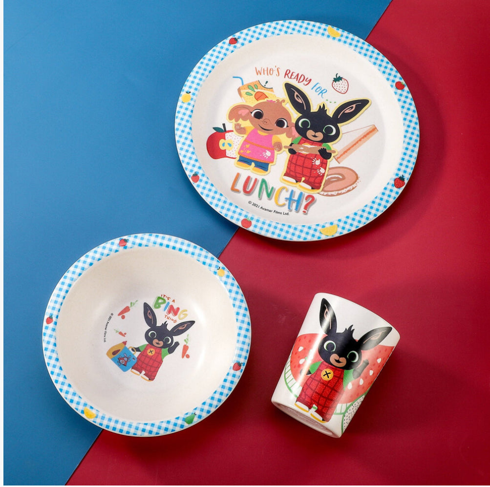 3PC Dinner Plate & Bowl And Cup