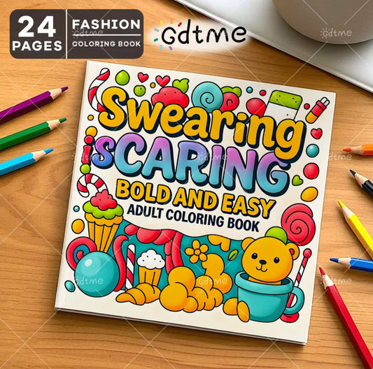 Colouring Book & Rainbow Pencils