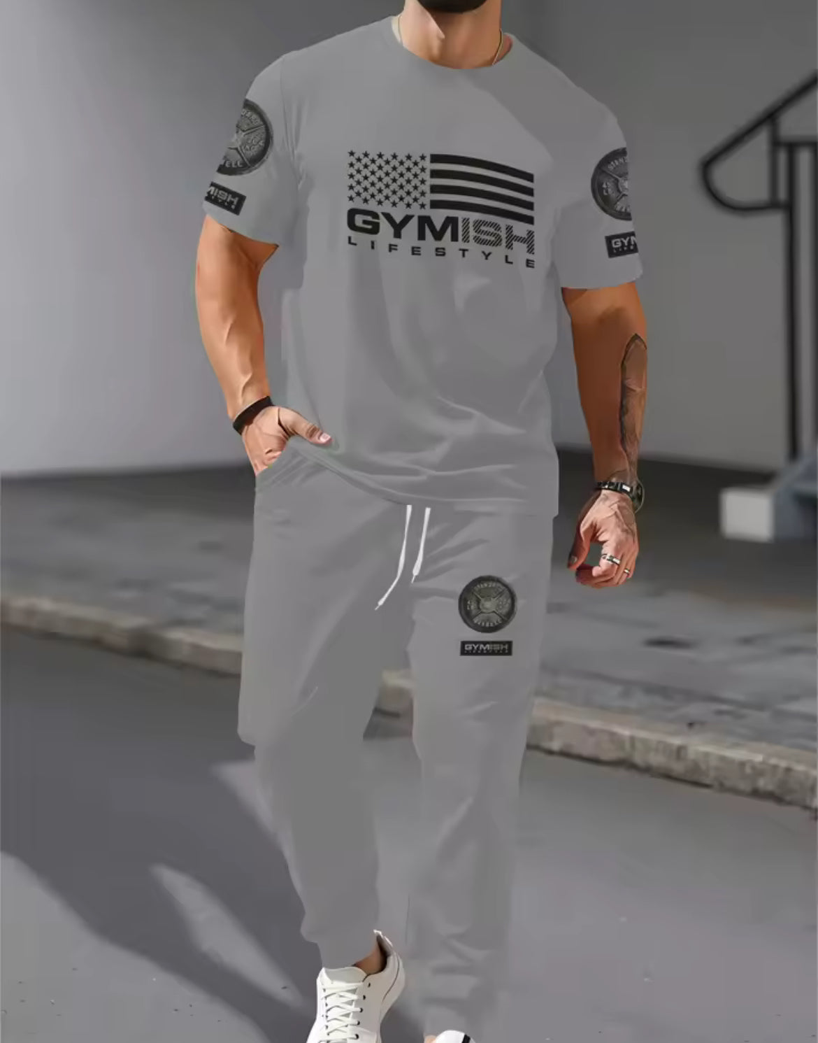 Men’s T-shirt & Trousers Set