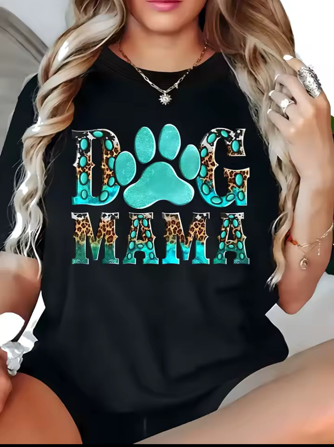 Plus Size Dog Mama T-shirt