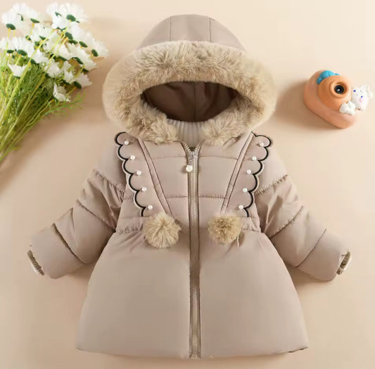 Girls Bom Bom Coat