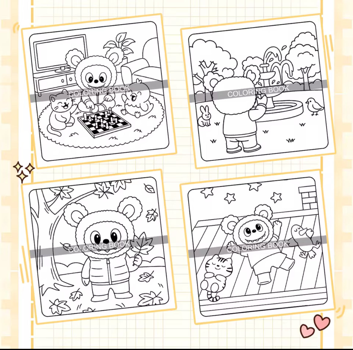 Dolls Colouring Book