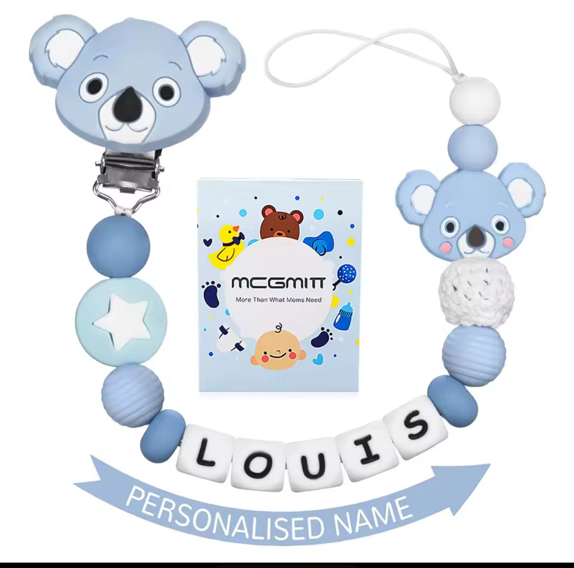 Personalised Dummy Clip