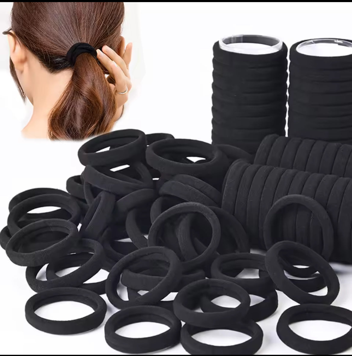 Hair Ties & Hair Clips & Pimple Patchs Bundle