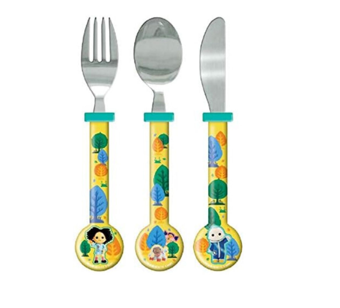 Moon and Me Kids 6 Piece Dinner Set - Plate/Bowl/Cup/Knife/Fork/Spoon