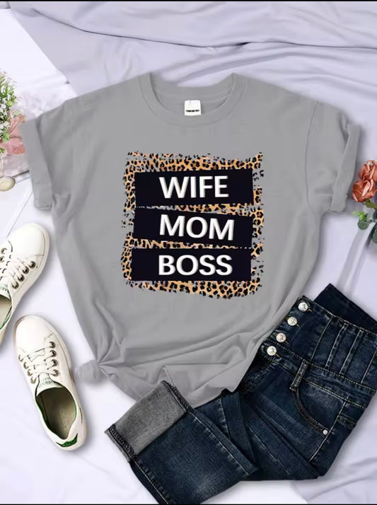 Wife Mom Boss T-shirt