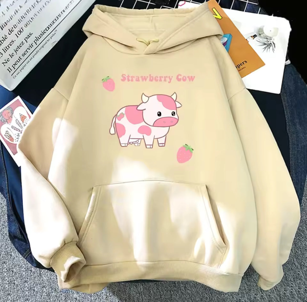 Women’s Strawberry Cow Hoodie
