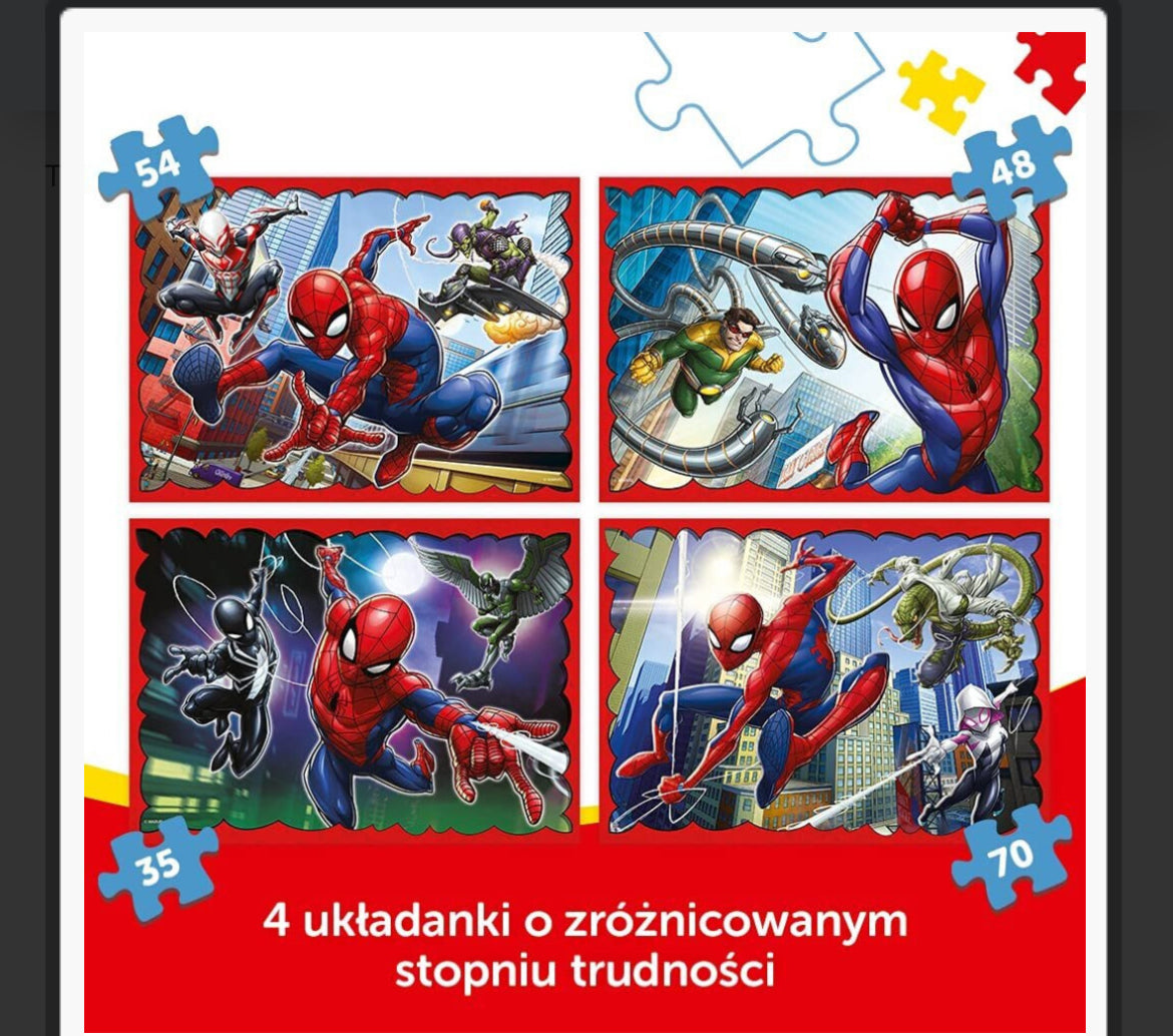 4 In 1 Spidey Puzzle