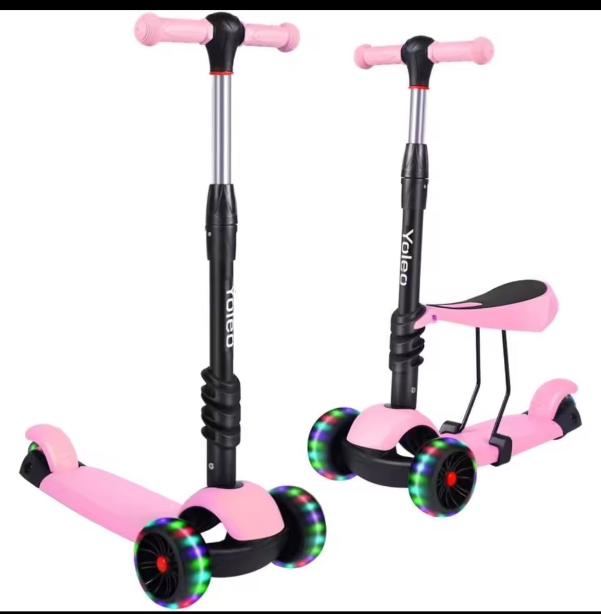 Kids 3 Wheeler Scooter Led Flashing