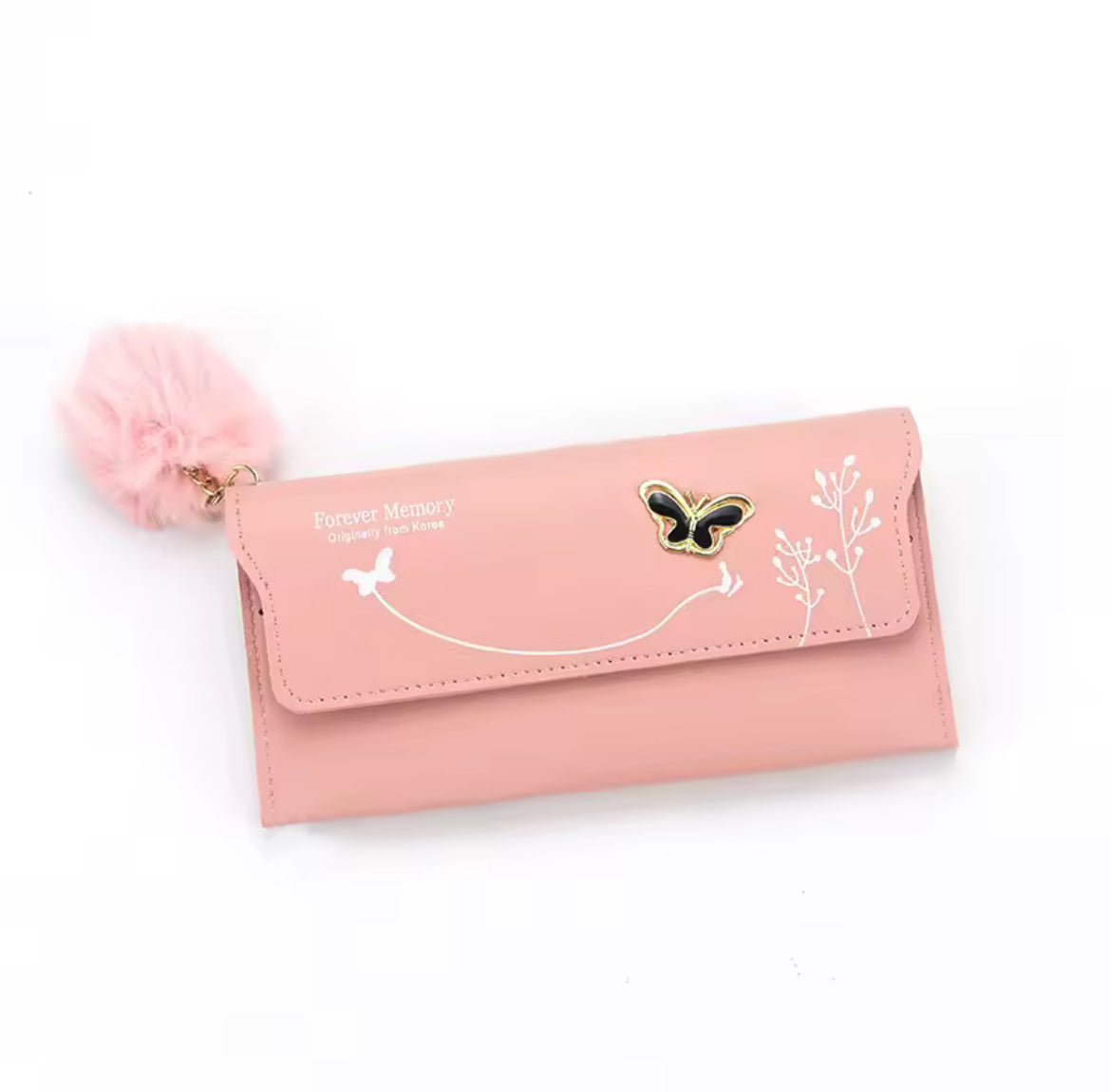 Butterfly Pom Pom Purse