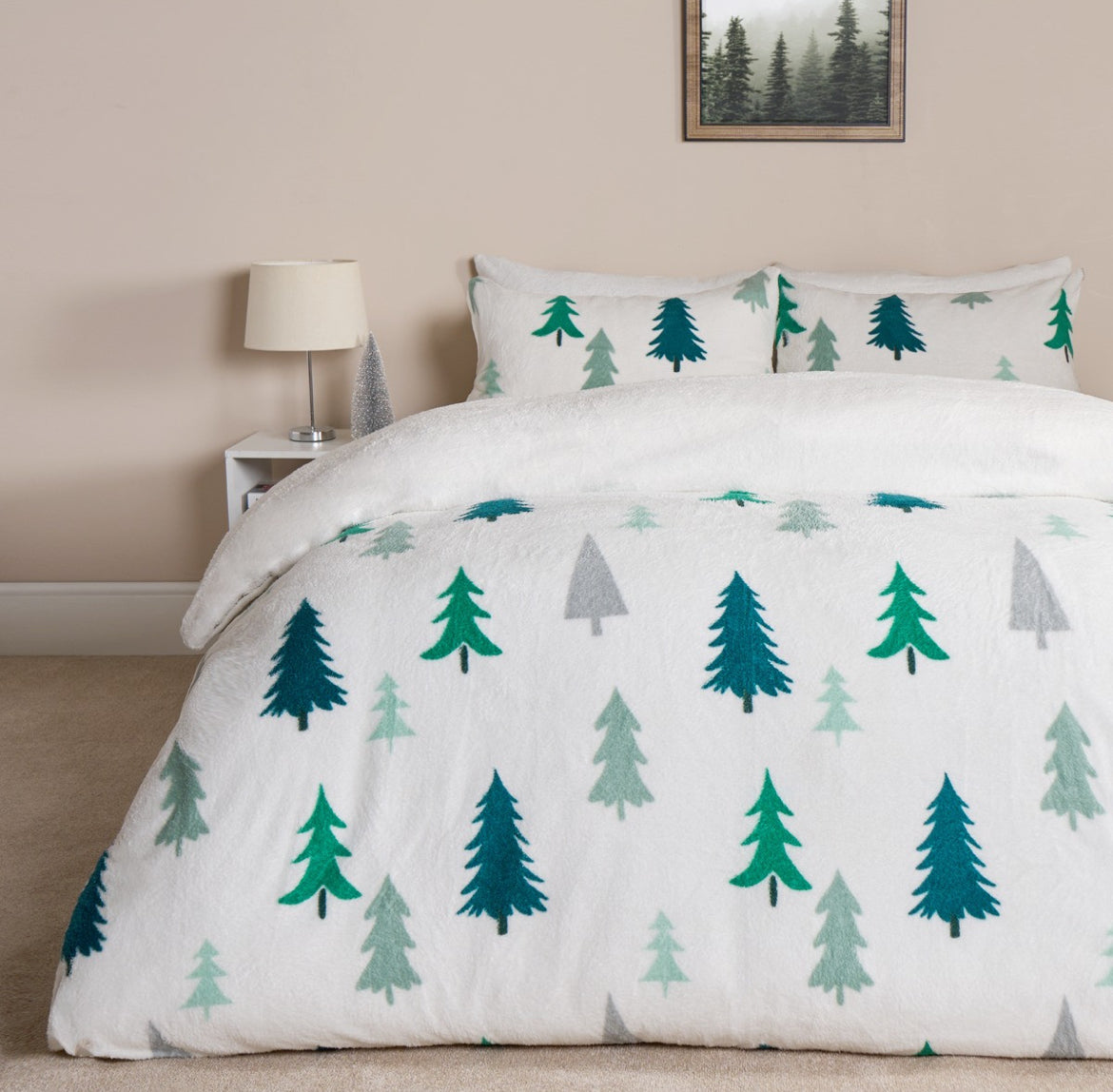 Christmas Tree Teddy Bedding