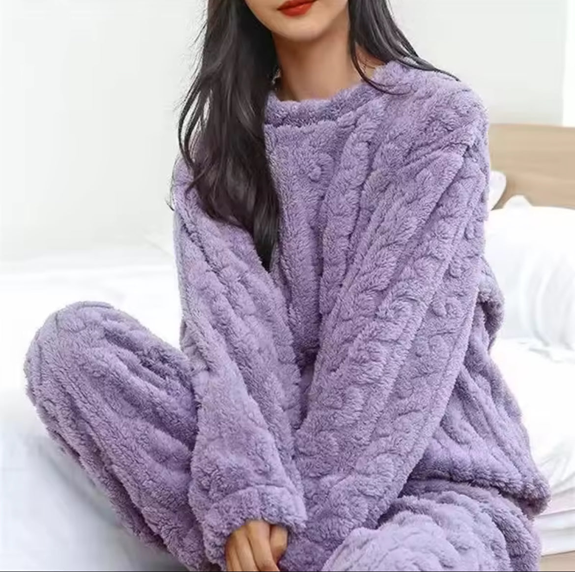 Women Fluffy Pjs