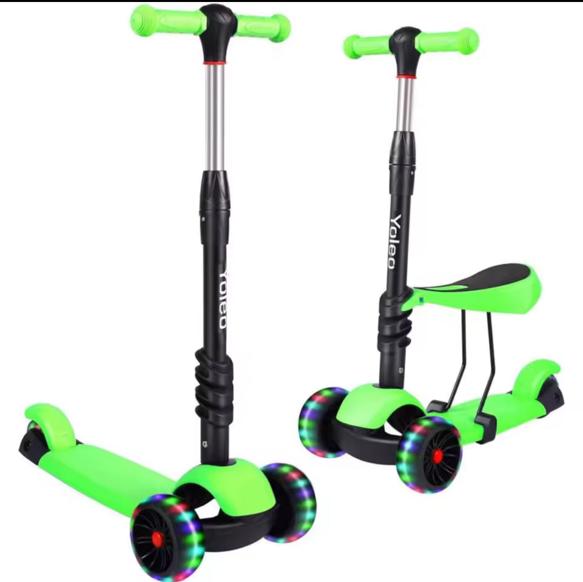 Kids 3 Wheeler Scooter Led Flashing