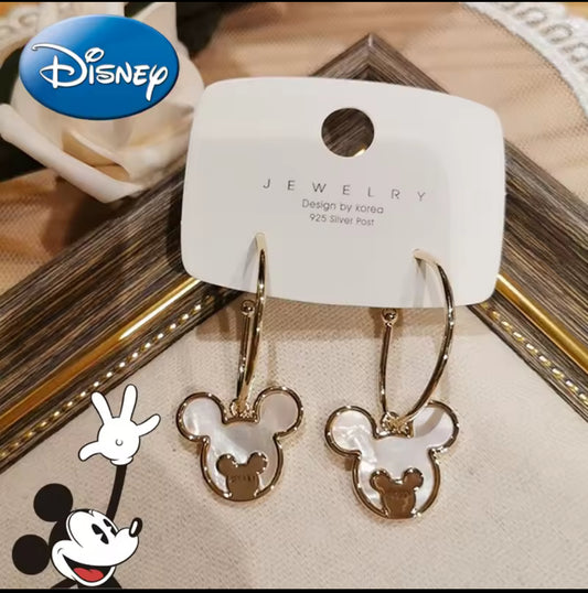Mouse Hoop Earings
