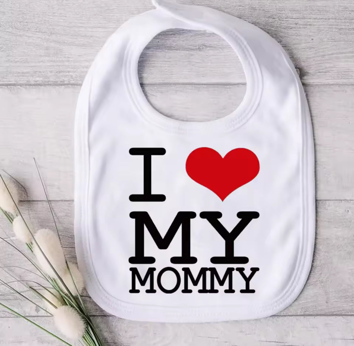 I love My Family Baby Bib