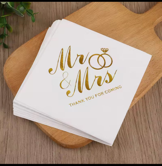 Mr & Mrs Paper Napkins