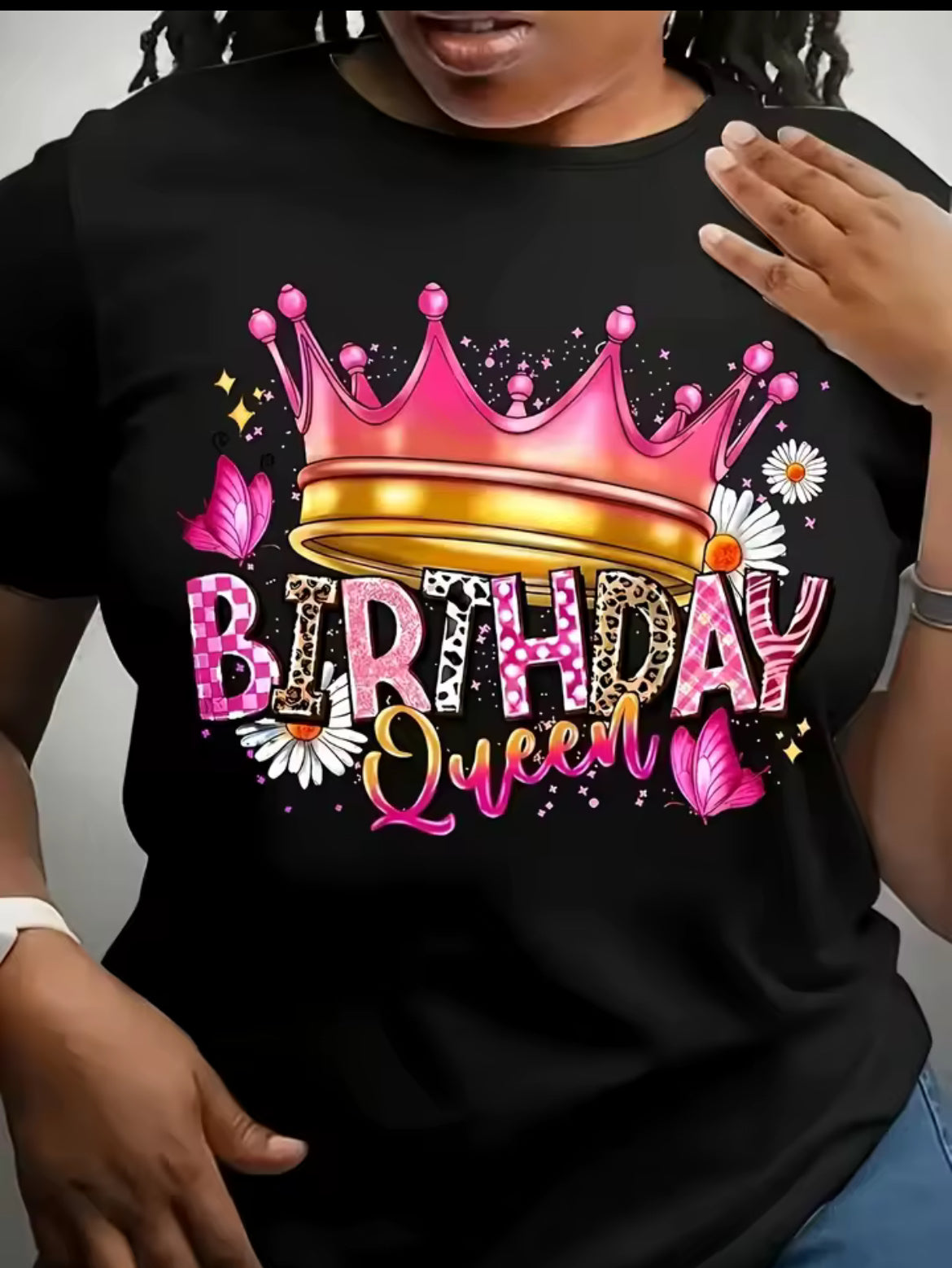 Plus Size Women Birthday T-shirt