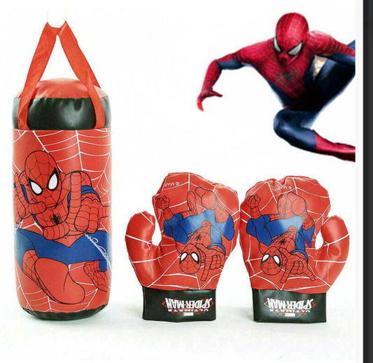 Spidey Punch Bag & Gloves