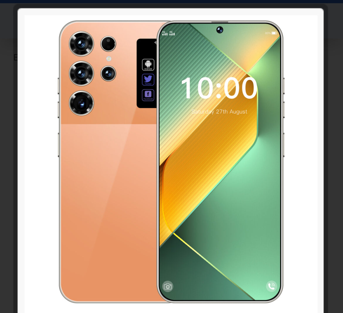 Smart Phone S25 Ultra 16GB+1TB 7.3inch Dual Sim Mobile Phone 5G Android