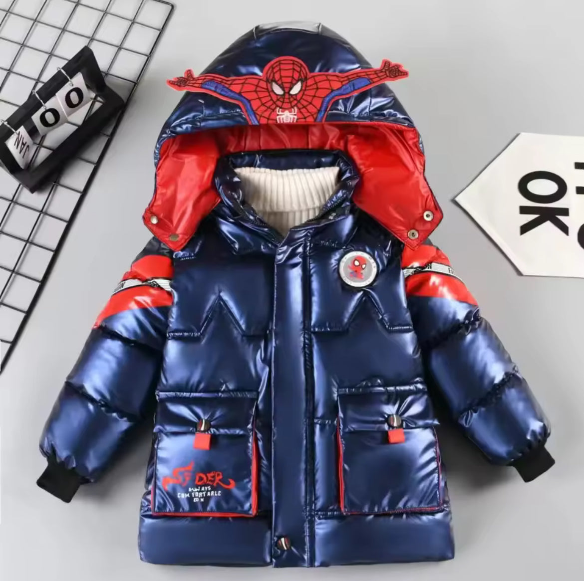 Boys Spidey Coat