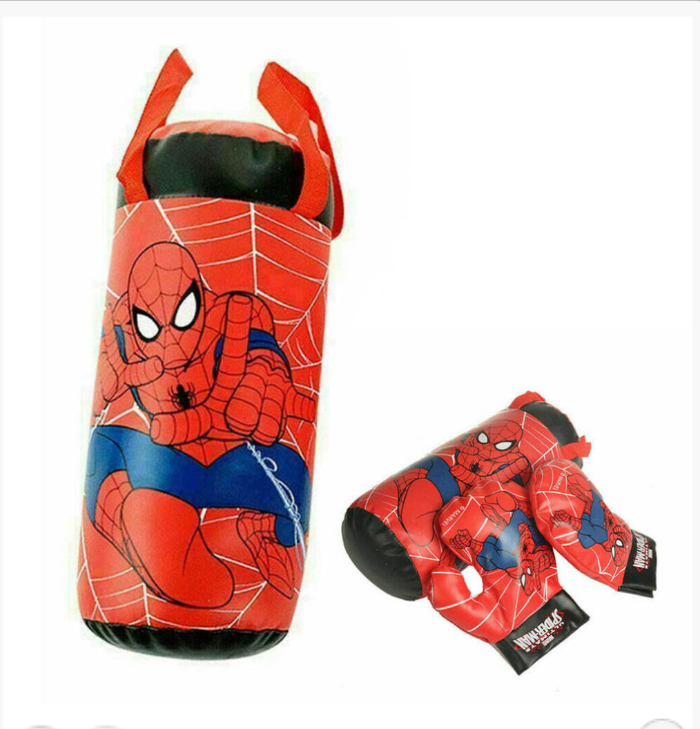 Spidey Punch Bag & Gloves