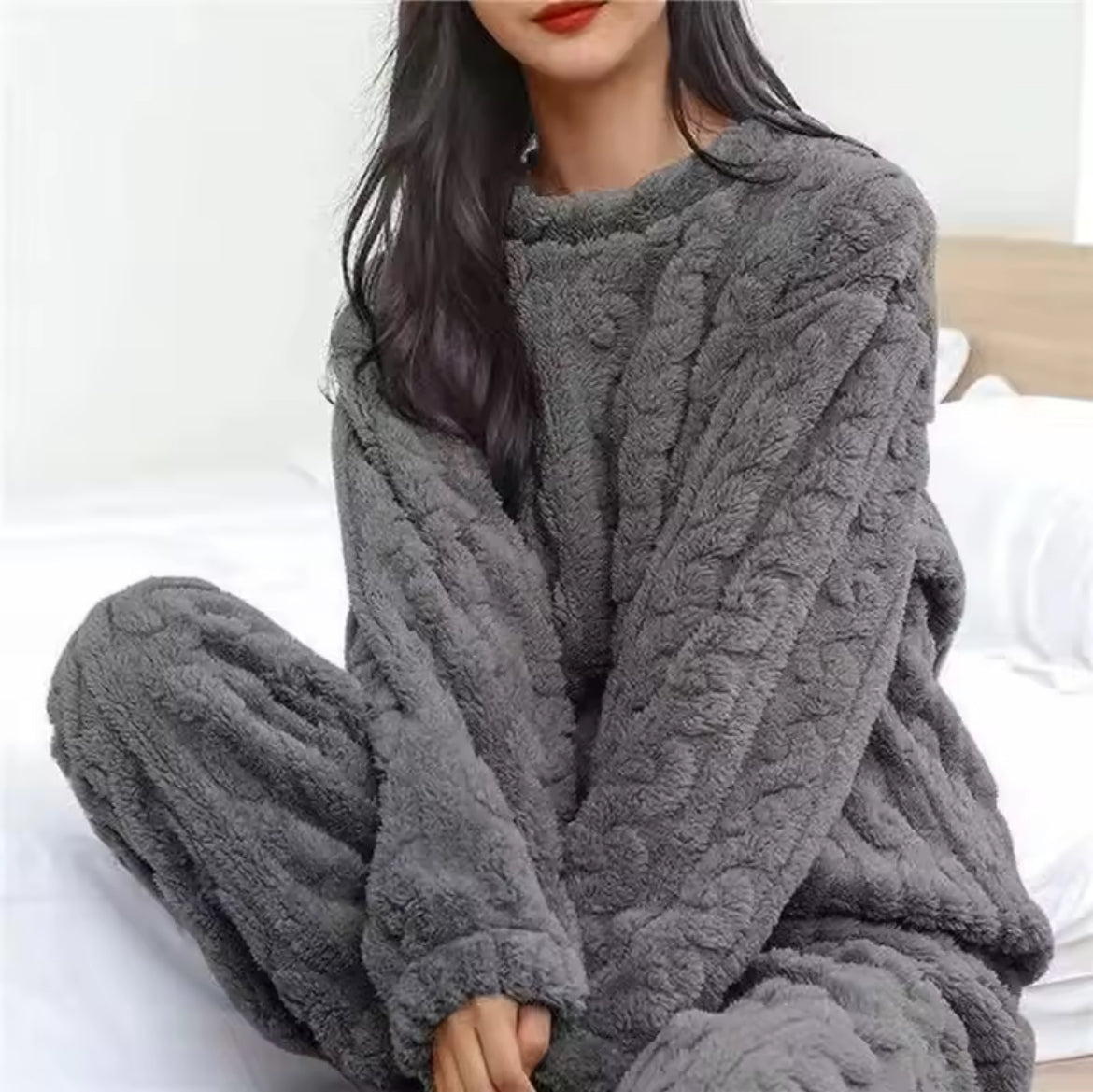 Women Fluffy Pjs