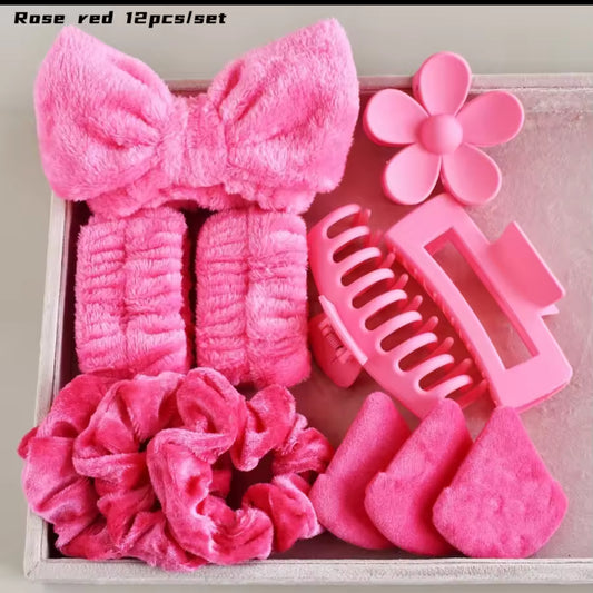 Hair Ties & Hair Clips & Pimple Patchs Bundle