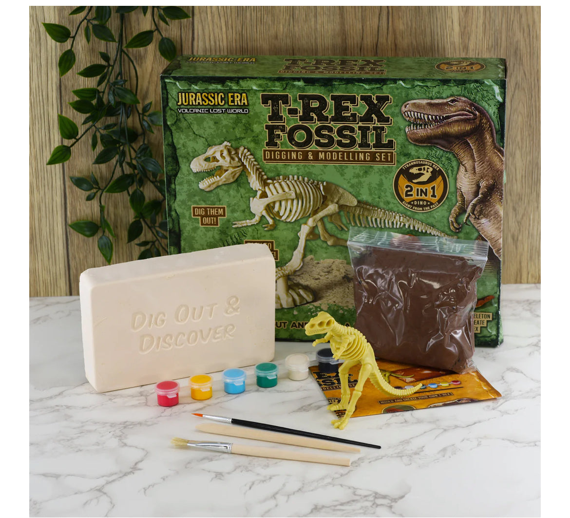 Dino 2-in-1 Fossil Excavation Kit