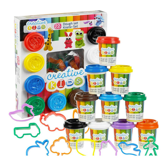22 Pieces Play Dough Set & Accessories