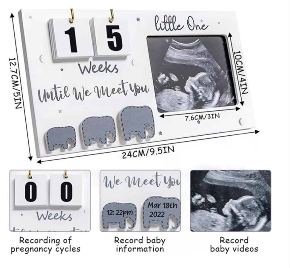 Count Down Baby Scan Frame